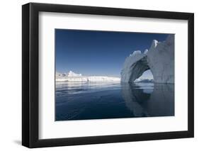 Arched Iceberg in Ililussat-Paul Souders-Framed Photographic Print