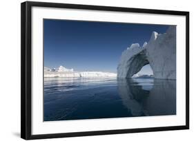 Arched Iceberg in Ililussat-Paul Souders-Framed Photographic Print