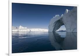 Arched Iceberg in Ililussat-Paul Souders-Framed Photographic Print