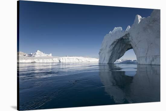 Arched Iceberg in Ililussat-Paul Souders-Stretched Canvas