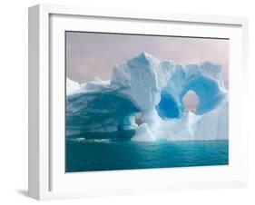 Arched Iceberg, Western Antarctic Peninsula, Antarctica-Steve Kazlowski-Framed Photographic Print