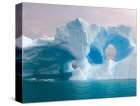 Arched Iceberg, Western Antarctic Peninsula, Antarctica-Steve Kazlowski-Stretched Canvas