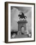 Arched Monument with Equestrian Statue of Sam Houston-Alfred Eisenstaedt-Framed Photographic Print