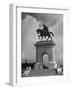 Arched Monument with Equestrian Statue of Sam Houston-Alfred Eisenstaedt-Framed Photographic Print