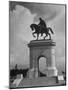 Arched Monument with Equestrian Statue of Sam Houston-Alfred Eisenstaedt-Mounted Photographic Print