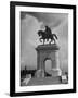 Arched Monument with Equestrian Statue of Sam Houston-Alfred Eisenstaedt-Framed Photographic Print