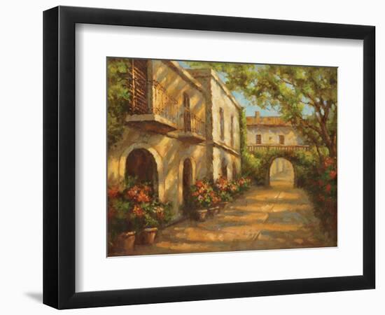 Arched Passageway-Enrique Bolo-Framed Art Print