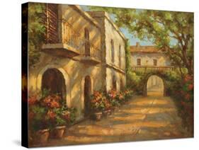 Arched Passageway-Enrique Bolo-Stretched Canvas