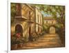 Arched Passageway-Enrique Bolo-Framed Art Print