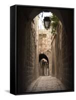 Arched Streets of Old Town Al-Jdeida, Aleppo (Haleb), Syria, Middle East-Christian Kober-Framed Stretched Canvas