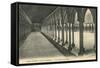 Arched Walkway at Mont Saint Michel-null-Framed Stretched Canvas