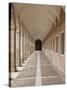 Arched Walkway, the Royal Palace, Aranjuez, Spain-Walter Bibikow-Stretched Canvas