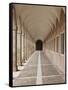 Arched Walkway, the Royal Palace, Aranjuez, Spain-Walter Bibikow-Framed Stretched Canvas