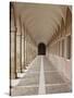 Arched Walkway, the Royal Palace, Aranjuez, Spain-Walter Bibikow-Stretched Canvas