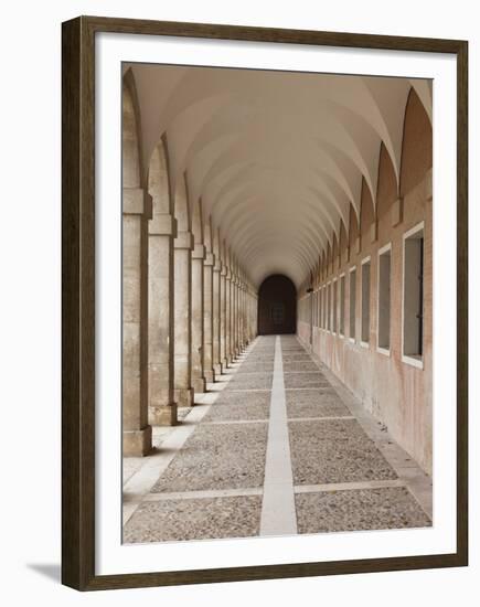 Arched Walkway, the Royal Palace, Aranjuez, Spain-Walter Bibikow-Framed Premium Photographic Print