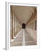 Arched Walkway, the Royal Palace, Aranjuez, Spain-Walter Bibikow-Framed Premium Photographic Print