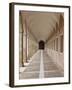 Arched Walkway, the Royal Palace, Aranjuez, Spain-Walter Bibikow-Framed Premium Photographic Print