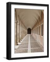 Arched Walkway, the Royal Palace, Aranjuez, Spain-Walter Bibikow-Framed Photographic Print