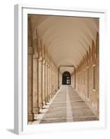 Arched Walkway, the Royal Palace, Aranjuez, Spain-Walter Bibikow-Framed Premium Photographic Print