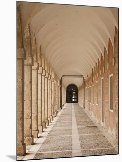 Arched Walkway, the Royal Palace, Aranjuez, Spain-Walter Bibikow-Mounted Premium Photographic Print