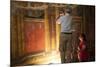 Archeologists and Restorers Studing the Frescos at Poppea Villa (Villa Poppaea)-Oliviero Olivieri-Mounted Photographic Print