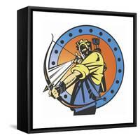 Archer-David Chestnutt-Framed Stretched Canvas