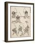 Archers, 1817-Katsushika Hokusai-Framed Giclee Print