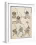 Archers, 1817-Katsushika Hokusai-Framed Giclee Print