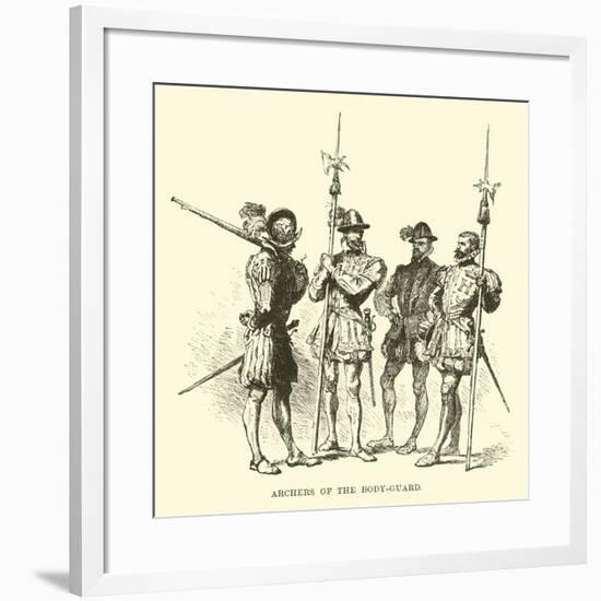 Archers of the Body-Guard-null-Framed Giclee Print