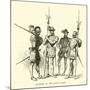 Archers of the Body-Guard-null-Mounted Giclee Print