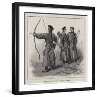 Archers of the Chinese Army-null-Framed Premium Giclee Print