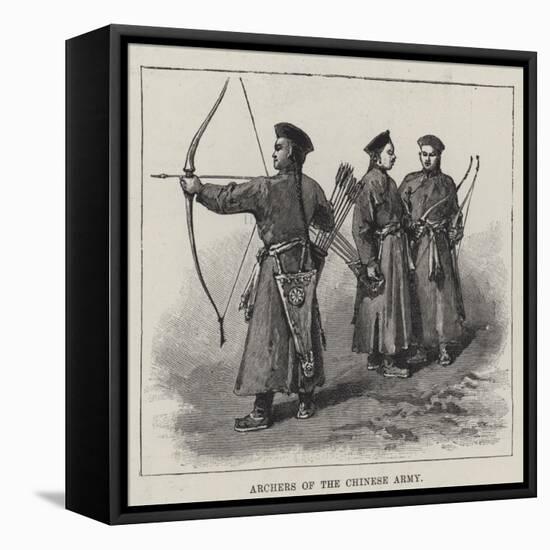 Archers of the Chinese Army-null-Framed Stretched Canvas