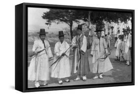 Archers of the Chosen or Korean Empire-Underwood & Underwood-Framed Stretched Canvas