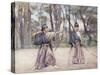 Archers-Mortimer Ludington Menpes-Stretched Canvas