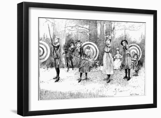 Archery, 1886-Albert E. Sterner-Framed Giclee Print