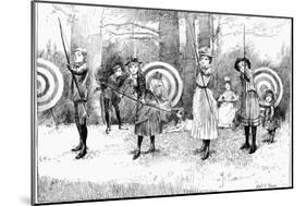 Archery, 1886-Albert E. Sterner-Mounted Giclee Print