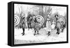 Archery, 1886-Albert E. Sterner-Framed Stretched Canvas