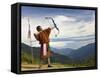 Archery Competition, Bumthang, Bhutan-Peter Adams-Framed Stretched Canvas