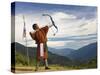 Archery Competition, Bumthang, Bhutan-Peter Adams-Stretched Canvas