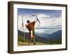 Archery Competition, Bumthang, Bhutan-Peter Adams-Framed Photographic Print