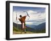 Archery Competition, Bumthang, Bhutan-Peter Adams-Framed Photographic Print