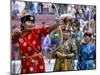 Archery Contest, Naadam Festival, Oulaan Bator (Ulaan Baatar), Mongolia, Central Asia-Bruno Morandi-Mounted Photographic Print