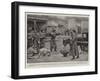 Archery Drill by Chinese Soldiers in the Streets of Pekin-Frank Dadd-Framed Giclee Print