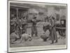 Archery Drill by Chinese Soldiers in the Streets of Pekin-Frank Dadd-Mounted Giclee Print