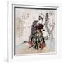 Archery, Japanese Wood-Cut Print-Lantern Press-Framed Art Print