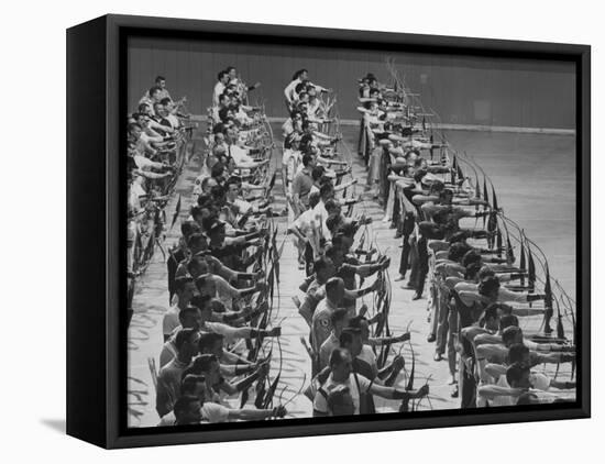 Archery National Tournament-Ralph Crane-Framed Stretched Canvas