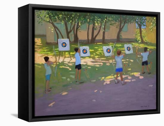 Archery Practise, France-Andrew Macara-Framed Stretched Canvas