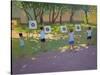 Archery Practise, France-Andrew Macara-Stretched Canvas