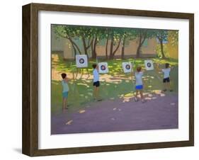 Archery Practise, France-Andrew Macara-Framed Giclee Print