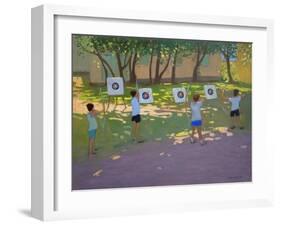 Archery Practise, France-Andrew Macara-Framed Giclee Print